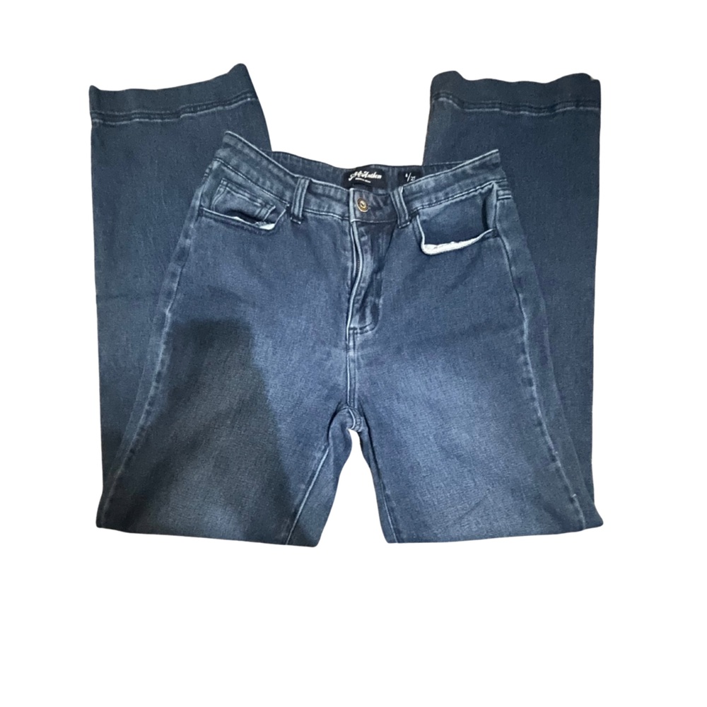 Flag & Anthem Dark Blue Flare Denim Jeans – Size 4